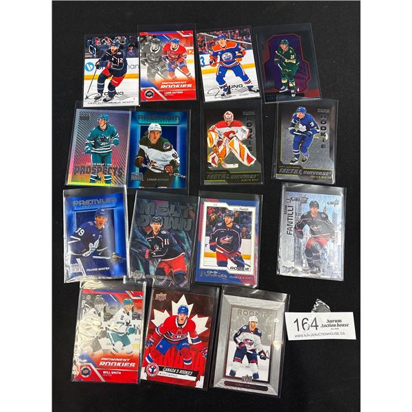 Lot of 15 NHL Current Stars Rookie Cards Upper Deck, Skybox, OPC, Etc