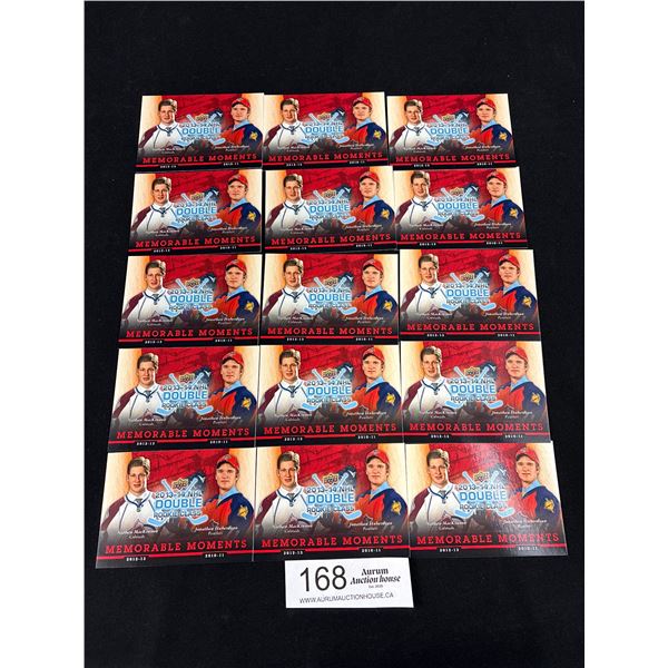 Lot of 15 Nathan MacKinnon and Jonathan Huberdeau Rookie Card Lot