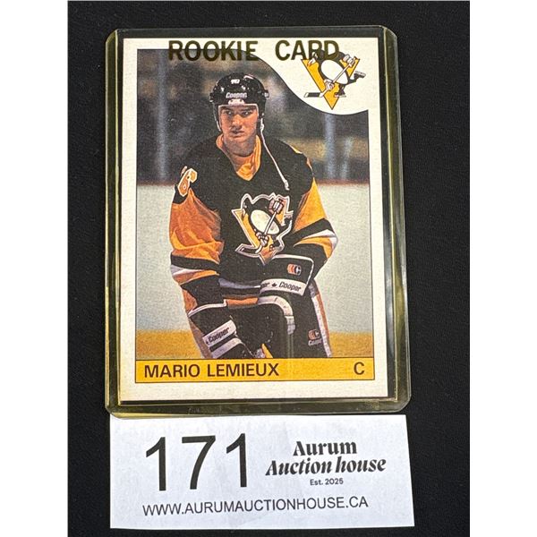 1985 OPC NHL #9 Mario Lemiux Rookie Card *Reproduction*