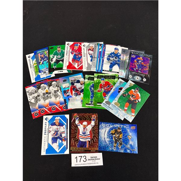 Lot of 24 NHL Star Cards, Connor McDavid, Sydney Crosby, Wayne Gretzky Etc