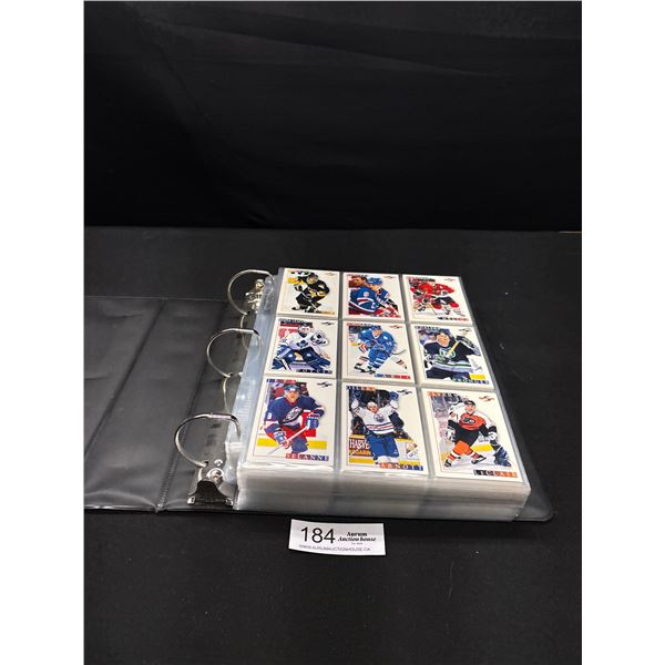 Binder Lot of 1995 Pinnacle & 96 Upper Deck Hockey Cards