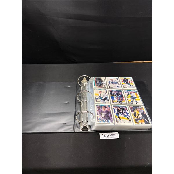 Binder lot of 1997 Upper Deck Hockey Cards