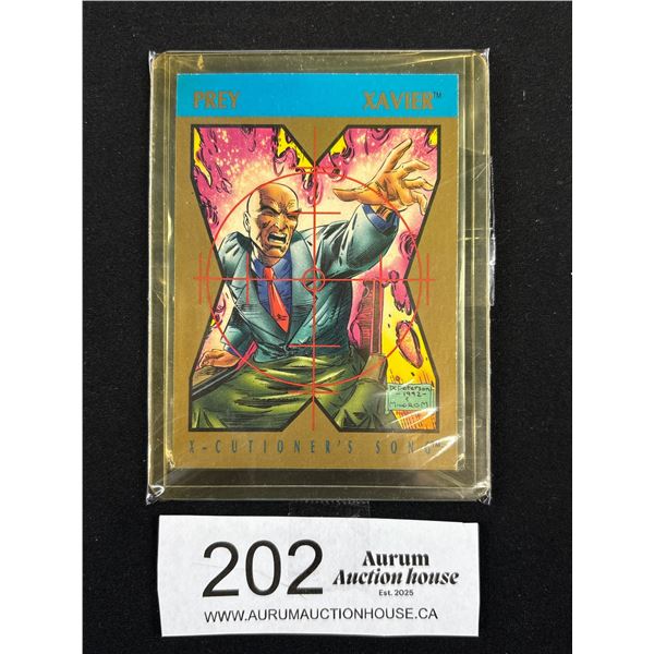 1992 Skybox Marvel X-Cutioner's Song Xavier Promo Card "Prey" Auto/Signed By Fabian Nicieza - Writer