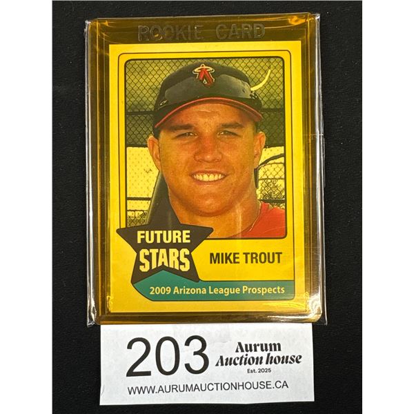 Rare- 2009 Hot Shot Prospects Arizona Summer League Rookie Card Mike Trout