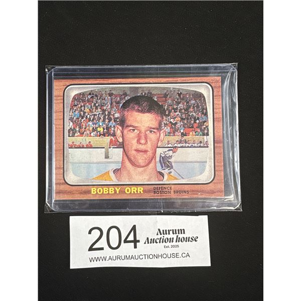 1966-67 Topps #35 Bobby Orr Boston Bruins Rookie Card *Reproduction*