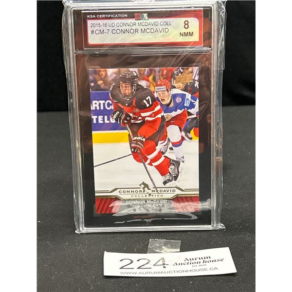 2015-16 UD Connor McDavid Rookie Card KSA 8