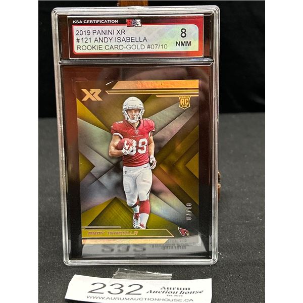 Very Ltd Ed. #07/10 Panini XR Rookie Gold