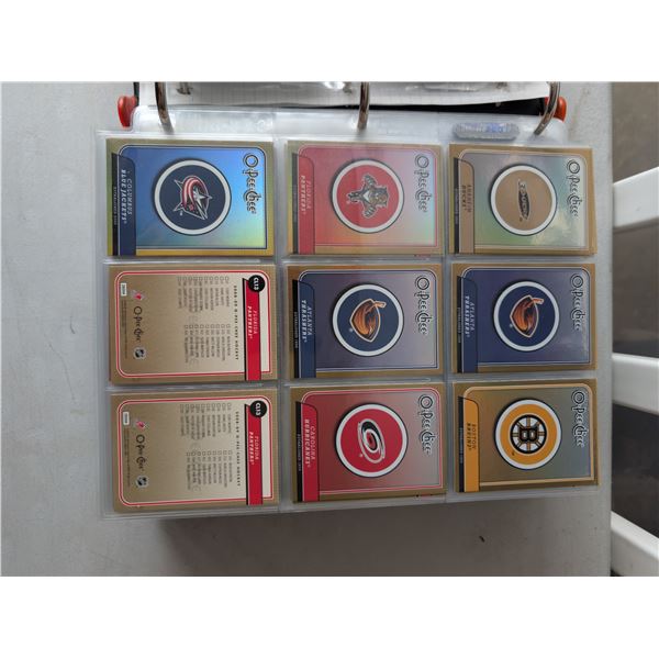 Binder Lot of 2008 O.P.C. Hockey Cards
