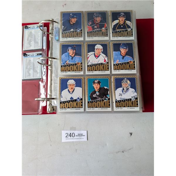 Binder Lot of 2009 O.P.C. Hockey Cards