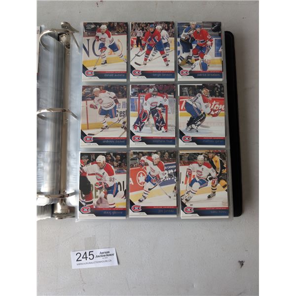 Binder Lot of 2003 Pacific Hockey Cards