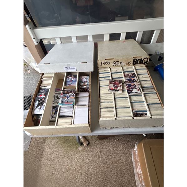 2 Boxes of Older Hockey Cards Pro Set Etc