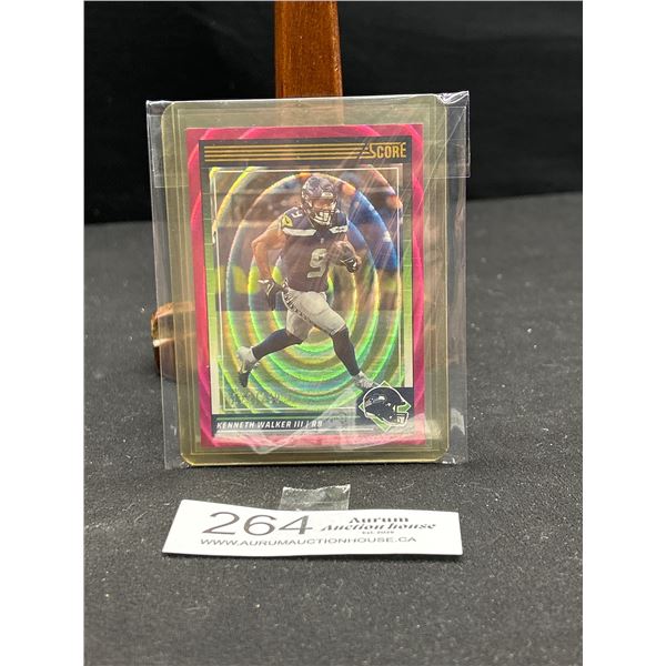 2022 Panini Score Pink Eclipse Parralel LTD ED /299 Kenneth Walker