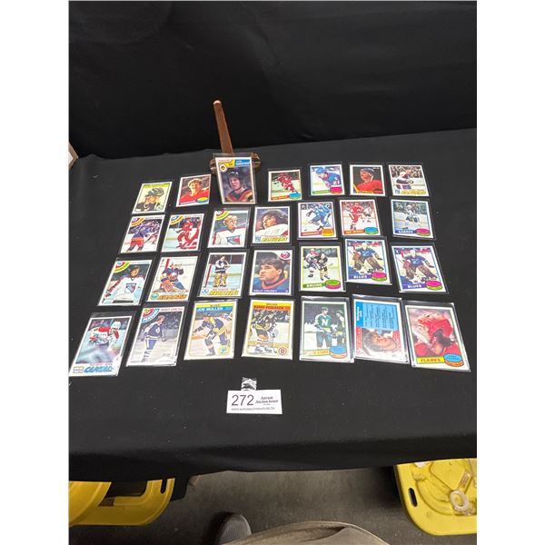Lot of 28 OPC/Topps NHL Rookie Cards 1970s/80s