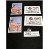 Image 1 : Lot of 4 Reproduction Mickey Mantle Rookie Cards