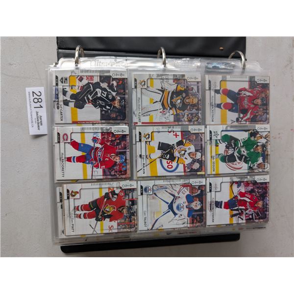Binder Lot of 2017-18 O.P.C.NHL Hockey Cards