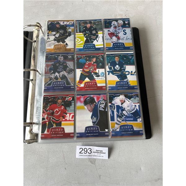 Binder lot of 2002 In The Game & 2002 Pacific & 2002 McDonalds
