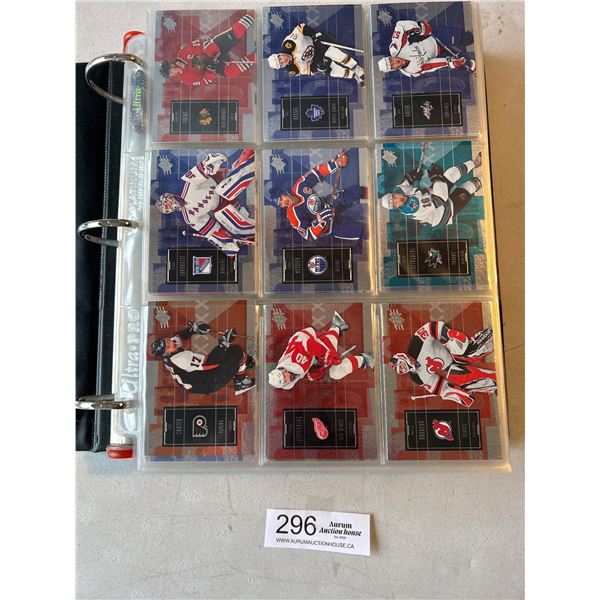 Binder lot of 2009-10 Upper Deck Hockey Cards