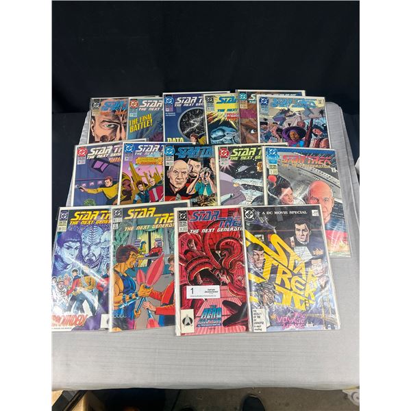 Lot of 15 Star Trek Comics on Board in Bag