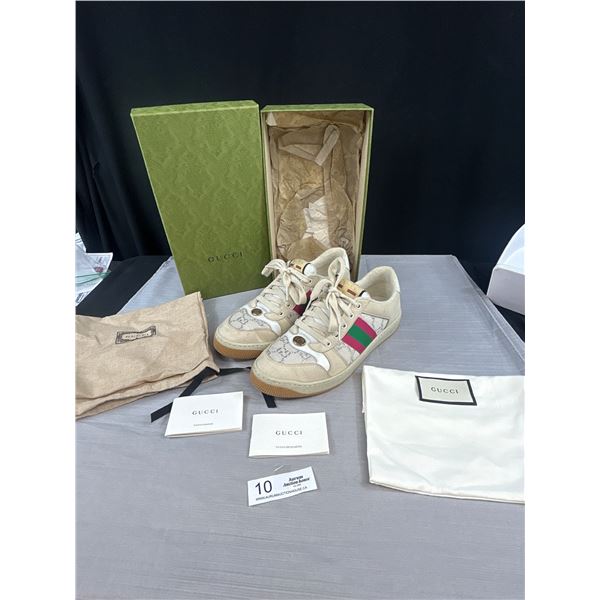 Pair of Authentic Gucci Shoes With Original Box Retail $1000+ Size 9 Gently Used