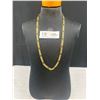 Image 1 : Untested Vintage Heavy Gold Tone Chain Marked 18k