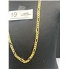 Image 2 : Untested Vintage Heavy Gold Tone Chain Marked 18k