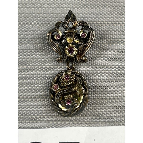 Antique Victorian Gold Locket broach