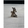 Image 2 : Sterling Silver Sitting Donkey