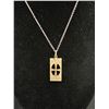 Image 2 : Nice M.C.M. Sterling Silver Cross Pendant Necklace (Chain is Not Sterling)
