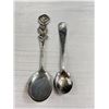 Image 4 : 4x Very Detailed Silver Antique Spoons Nice