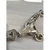 Image 4 : Very Solid Gem Set Marked Tiffany & Co. Silver Cross Necklace