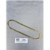 Image 2 : Vintage Gold Plated Braid Necklace Solid Quality