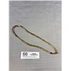 Image 4 : Vintage Gold Plated Braid Necklace Solid Quality
