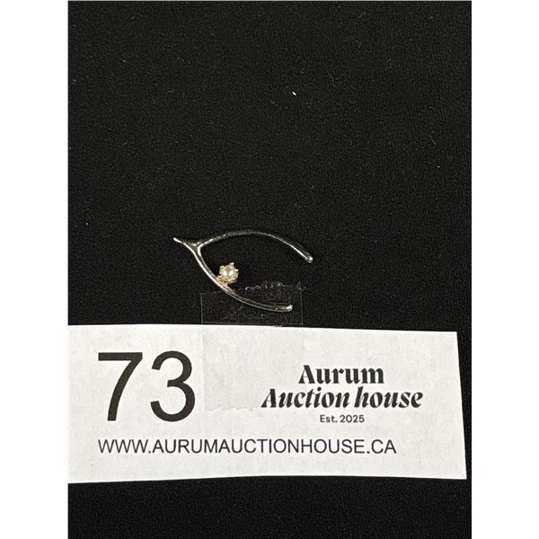 Antique Sterling Silver Horseshoe Good Luck Charm for Wallet Marked STERLING