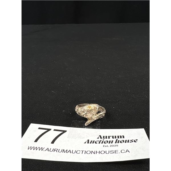 Vintage Sterling Silver Snake Ring