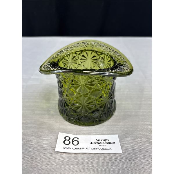 Vintage Hobnail Green Hat