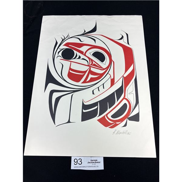 12"X15" Signed West coast Native Print