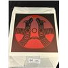 Image 1 : ery Nice 12"x13" Signed West Coast Native Print