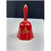 Image 3 : 3 Crystal Hand Bells - One Signed Hand Painted Fenton