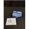 Image 4 : Vintage Asian Blue/White Vase, Lidded Box, Enamelled Tray & Décor Ball