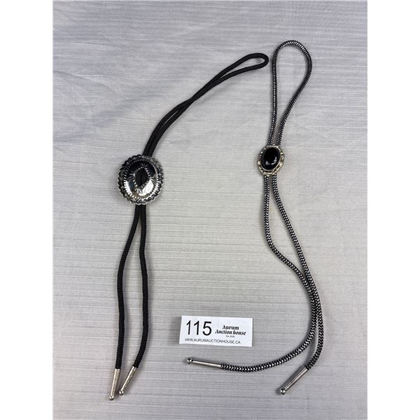 2 Vintage Bolo Ties