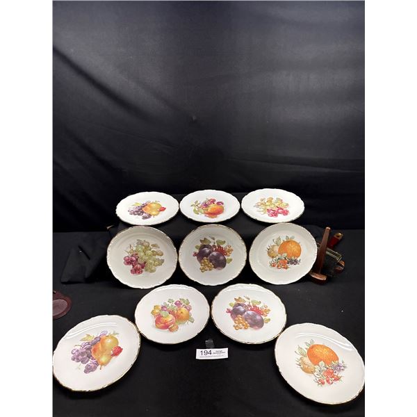 Lot of 10 Bone China Rzeberg Germany side plates no chips no cracks