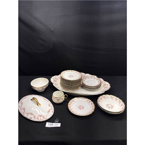 Nice Lot of Limoges Frane Bone China Platter sideplates etc