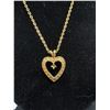 Image 3 : 2 Gold Tone Necklaces ( 1 Star + 1 Heart)