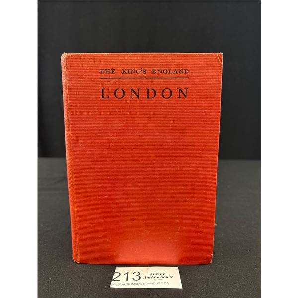 1949 Book "The King's England" London