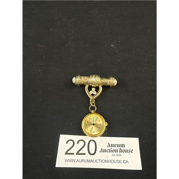 Interesting Nursed Style Brooch/Watch