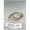 Image 1 : 7 Gold Tone Vintage Bangles