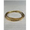 Image 3 : 7 Gold Tone Vintage Bangles