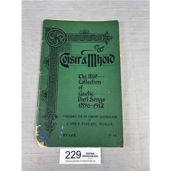 1896-1912 "Gaelic" Songbook (As Found)