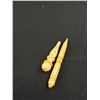 Image 3 : 2 19th Cent. Turned Bone Sewing Items Circa 1860-1880