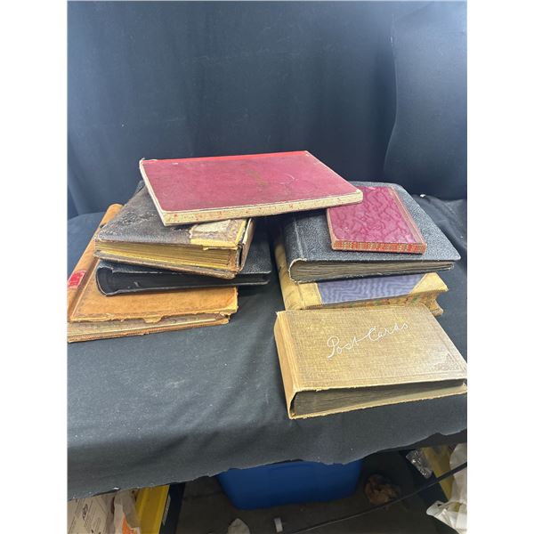 Large Lot of Early 1900's Albums, Ledgers, etc. (No Photos)